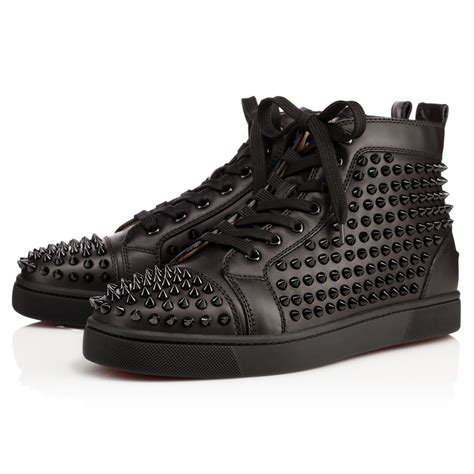 louis vuitton mens spiked sneakers|christian louboutin louis spikes sneakers.